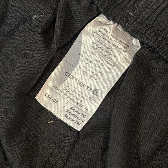Black Carhartt Light Weight Pants - Picture 3 of 6
